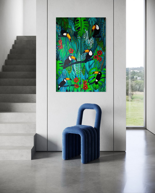 TUKANI obraz 80x120 cm — foto 3