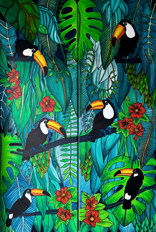 TUKANI obraz 80x120 cm — foto 2