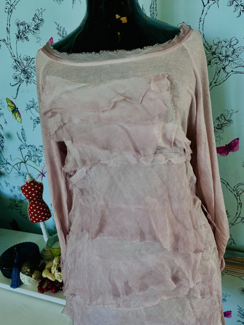 Hedvábné šaty powder pink — foto 4