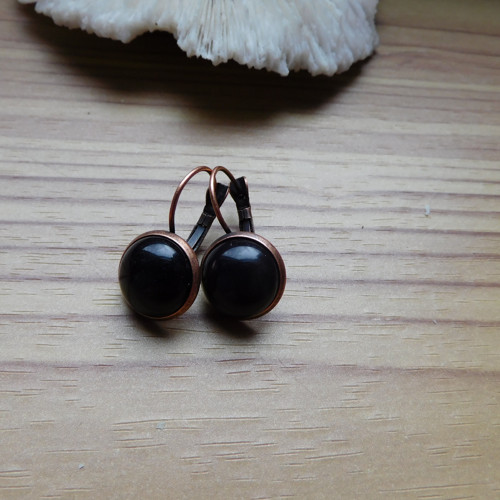 Měděný prsten - onyxový — foto 4