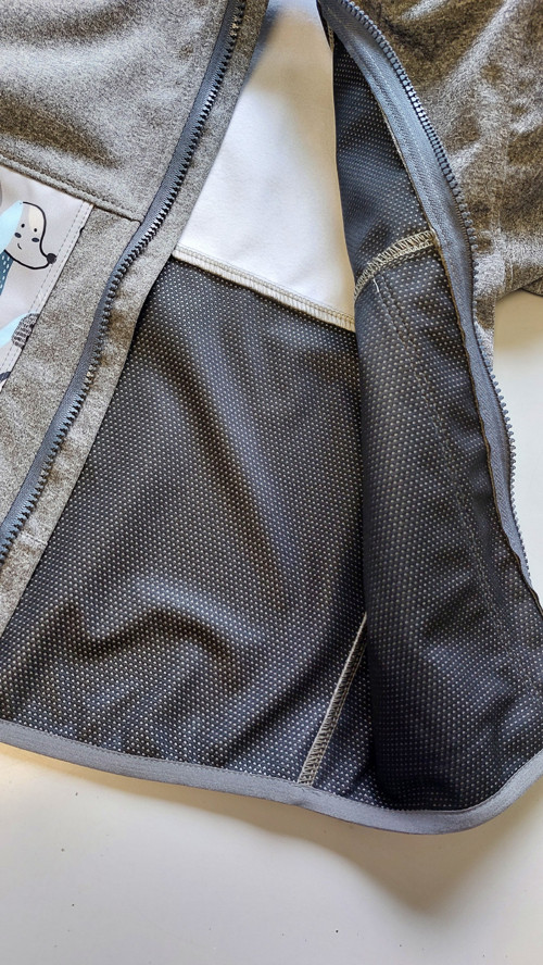 Dětská bunda z letního softshellu v.104 — foto 3