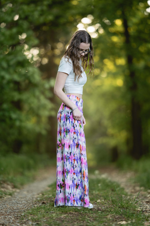 Sukně zavinovačka abstrakt II — foto 4