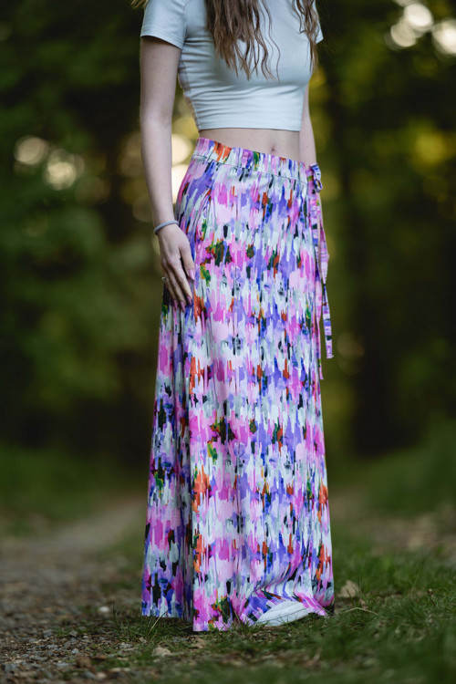 Sukně zavinovačka abstrakt II — foto 6