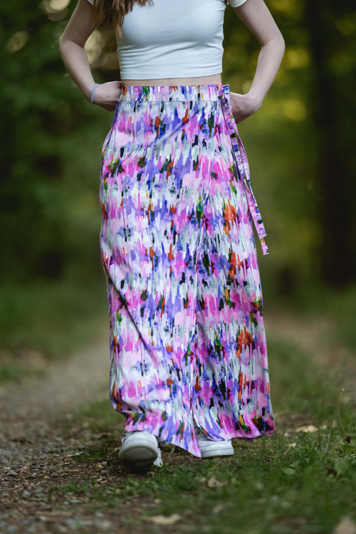 Sukně zavinovačka abstrakt II — foto 5