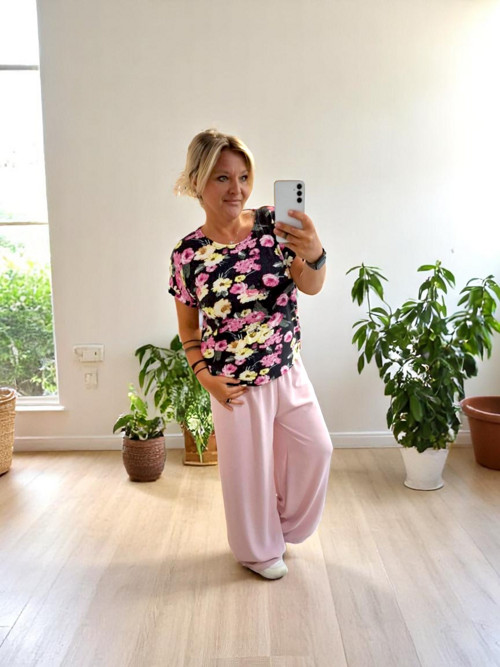 Dámské triko Květiny - M/L — foto 2