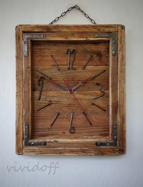 Hodiny nástenné rustic A — foto 3