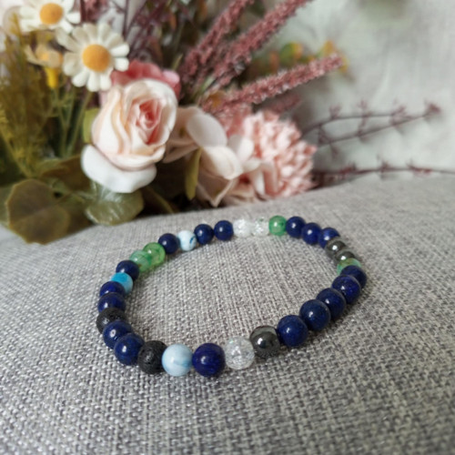 Náramek lapis lazuli — foto 2
