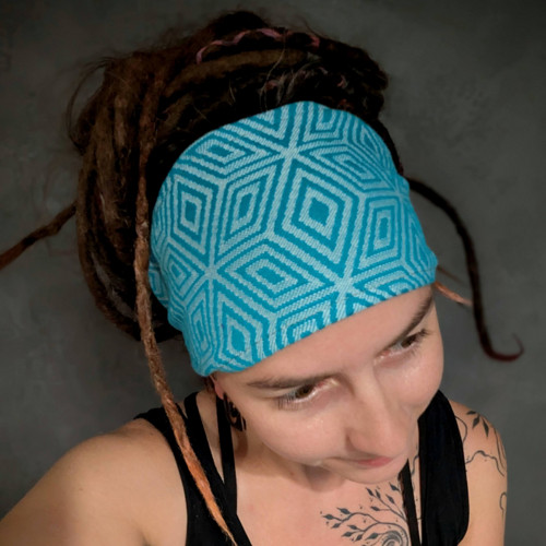 Šátková čelenka Cube — foto 2