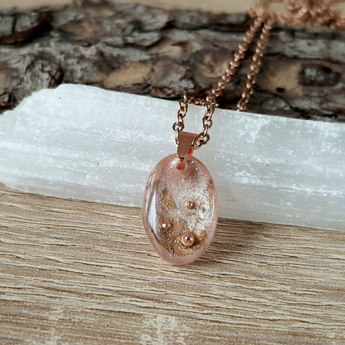 Náhrdelník "Dekor rose gold" — foto 3