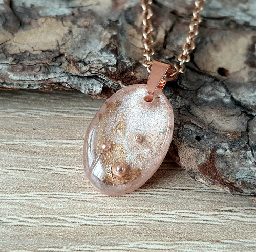 Náhrdelník "Dekor rose gold" — foto 4