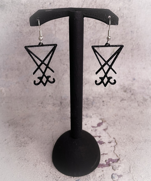 Náušnice Sigil Lucifer — foto 3