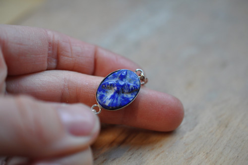 Lapis lazuli - ptáček - na ruku — foto 2