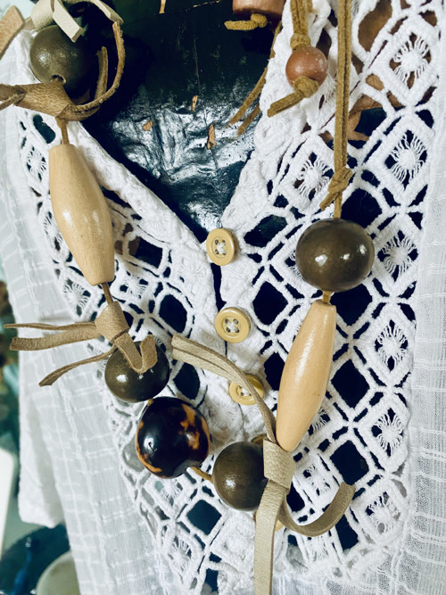 Náhrdelník boho přírodní — foto 2