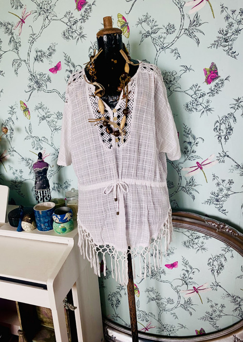Náhrdelník boho přírodní — foto 4