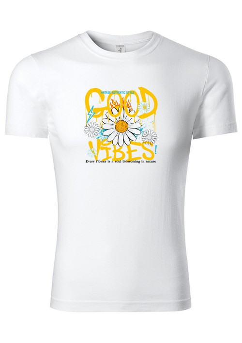 Dětské/dívčí tričko "Good Vibes & Daisy" — foto 2