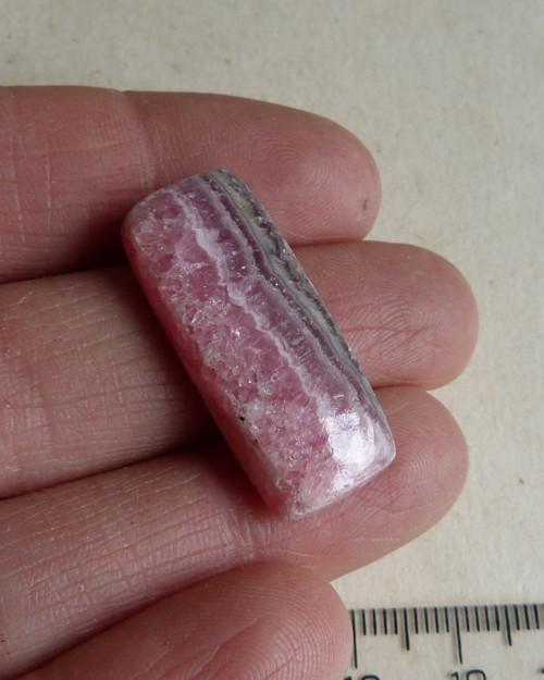 Rodochrozit kabašon - 3 cm — foto 3