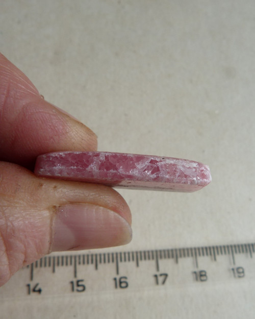 Rodochrozit kabašon - 3 cm — foto 6