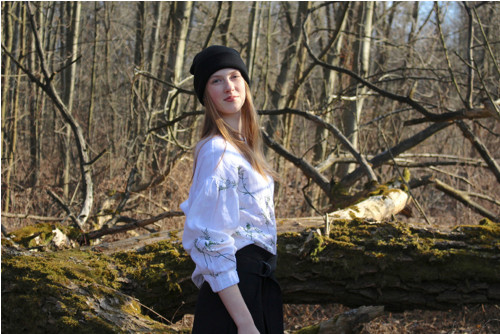 Lněná halenka LOUKA — foto 5