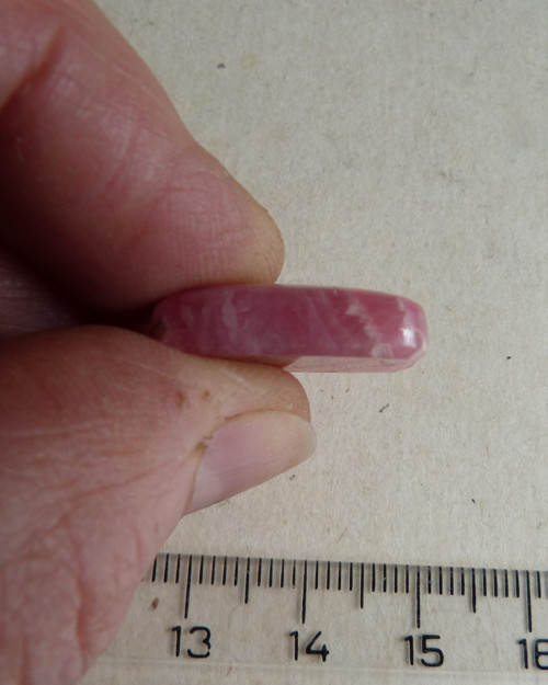 Rodochrozit kabašon - 2 cm — foto 6