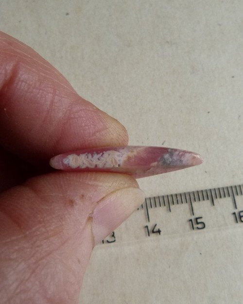 Rodochrozit kabašon - 2,4 cm - Extra! — foto 6