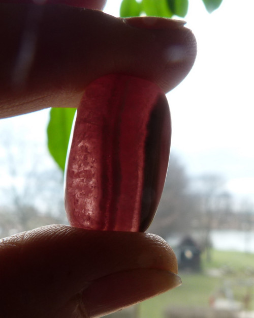 Rodochrozit kabašon - 2,5 cm — foto 3