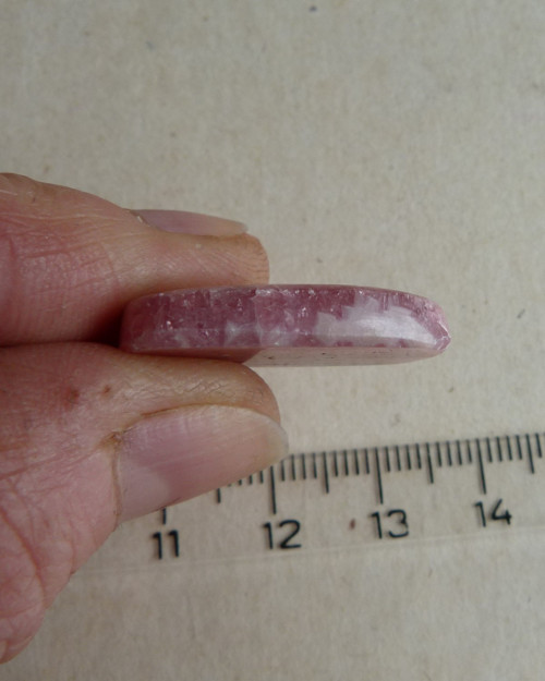 Rodochrozit kabašon - 2,5 cm — foto 5