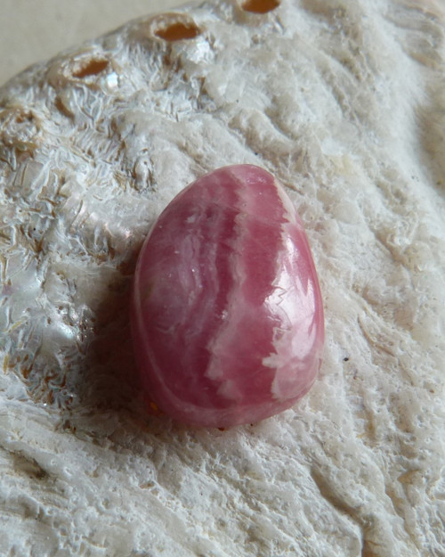 Rodochrozit kabašon - 2,1 cm - Extra! — foto 2