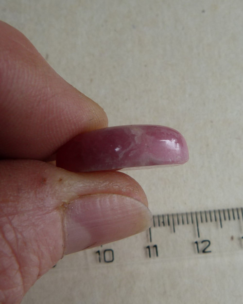 Rodochrozit kabašon - 2,1 cm - Extra! — foto 6