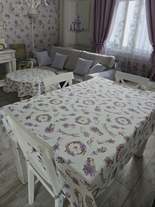Romantický ubrus s levandulí — foto 2