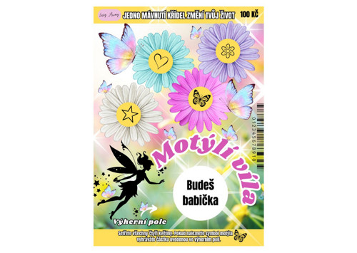 Stírací los " BUDEŠ BABIČKA" — foto 2