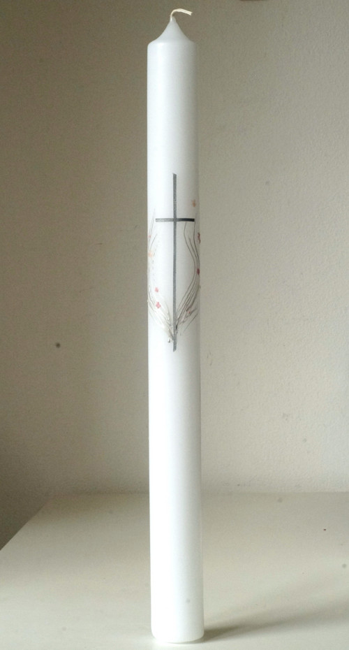 Křestní svíce Výhonky, kvítky — foto 3