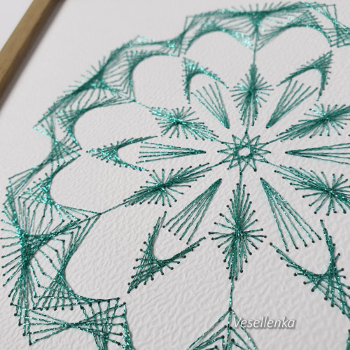 Obraz Mandala mentolová — foto 2