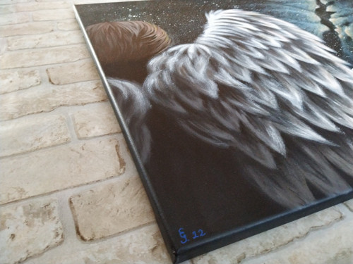 Anděl planety 70x50 - akrylový obraz — foto 2