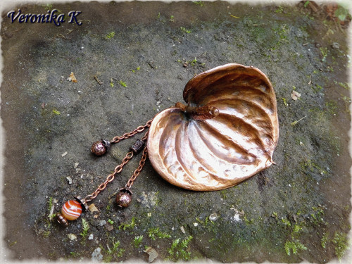 Anthurium ukryté v mědi — foto 2