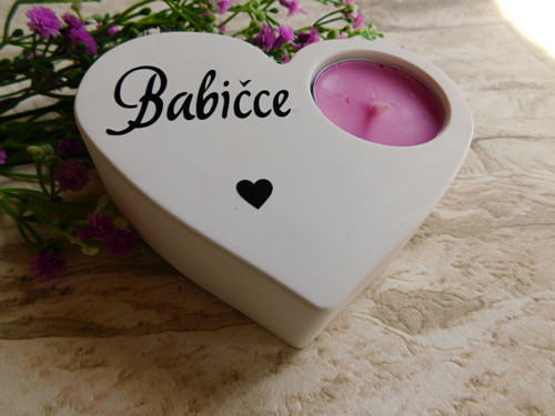 Srdce svícen Babičce — foto 2