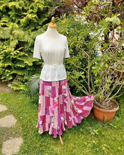 Patchworková sukně Pink lady — foto 4