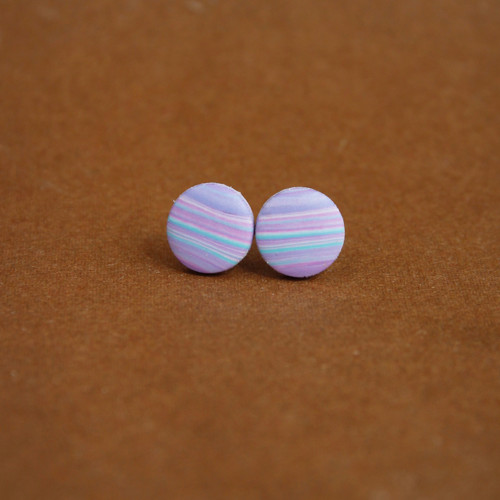 Pruhované fimo pecky — foto 3