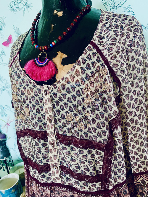 Tunika boho rozevlátá — foto 2