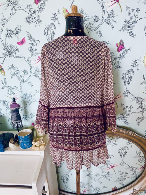 Tunika boho rozevlátá — foto 4