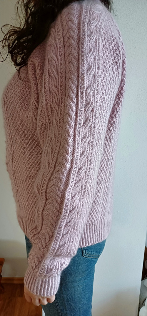 Starorůžový svetr — foto 3