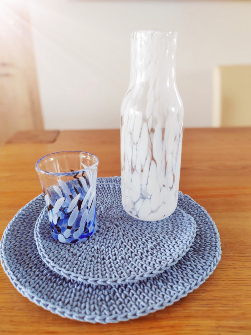 Set háčkované prostírání větší +menší — foto 3