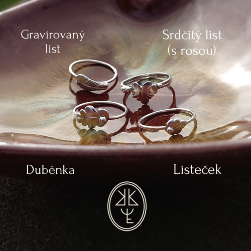Prsten "Lístek" - variace — foto 2