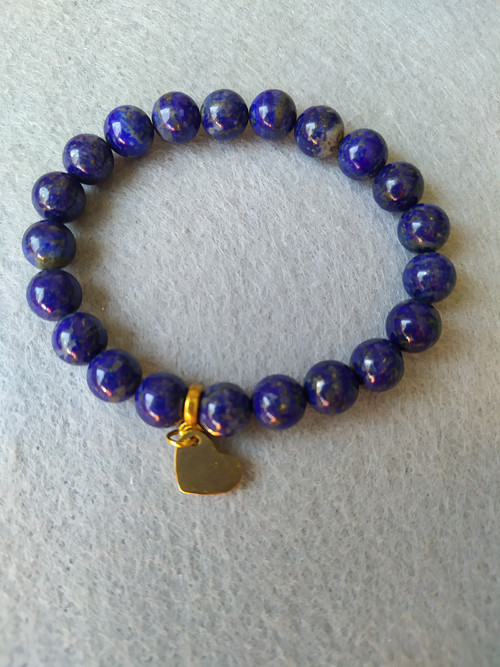 Náramek LAPIS LAZULI*srdce — foto 2