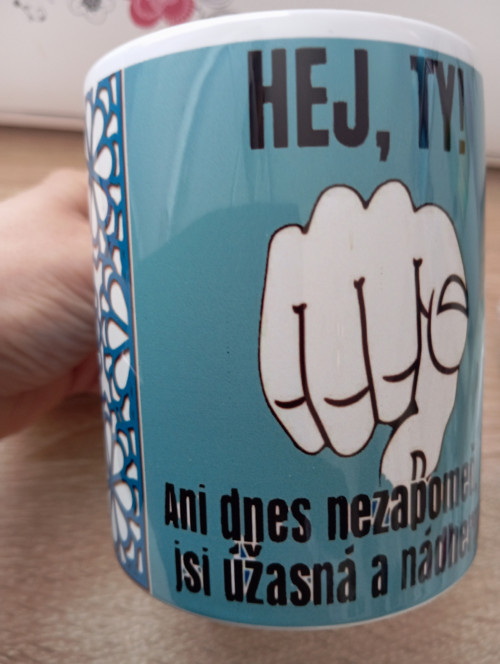 Hrnek s nápisem — foto 4