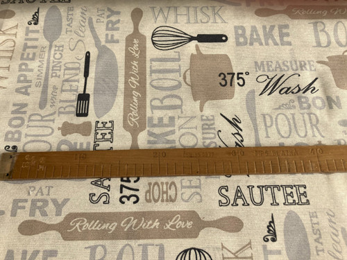Dekoračka - bon appetit - šíře 140cm — foto 2