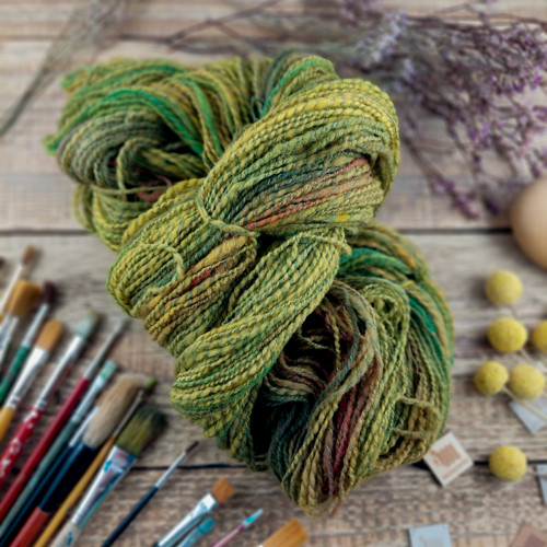 Ručně předená příze, merino blend #28 — foto 2