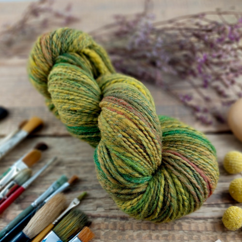 Ručně předená příze, merino blend #28 — foto 5