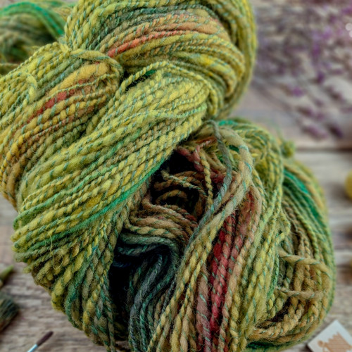 Ručně předená příze, merino blend #28 — foto 4