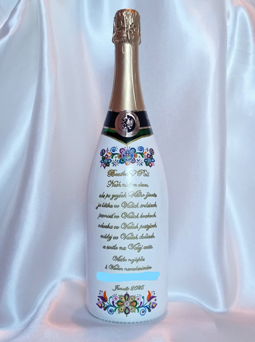Ručně malovaný sekt Lidový — foto 2