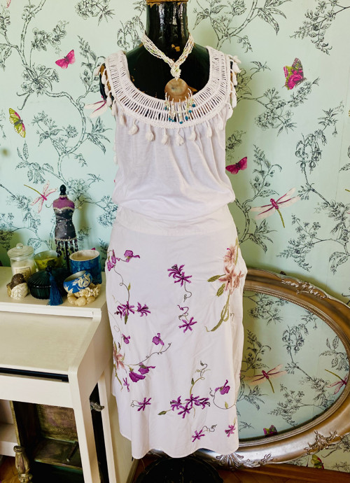 Sukně boho vyšívaná — foto 4